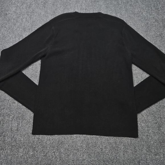 Y2K‎ Polo Jeans Company Ralph Lauren V Neck Sweater Large Black Preppy Vintage - Picture 3 of 7